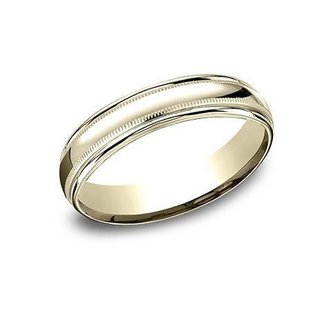All High Polish Milgrain Band