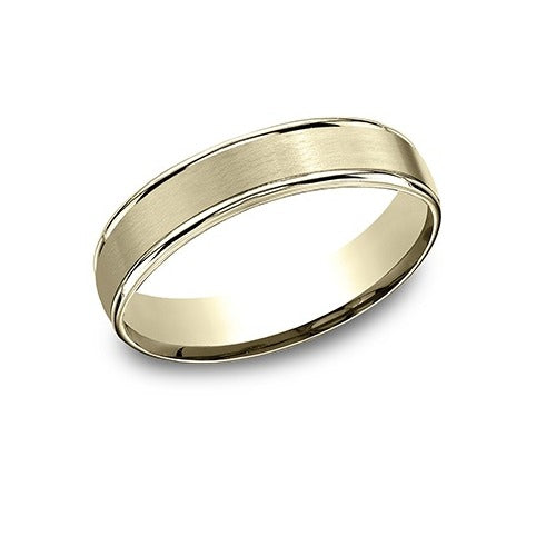 High Polish Edge Band with Satin Center