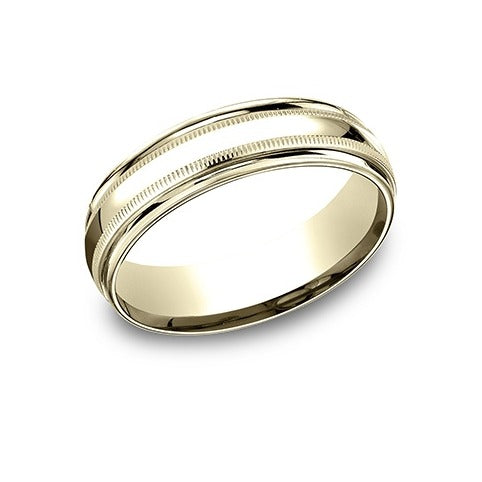 All High Polish Milgrain Band