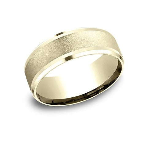 Drop Bevel Band with Wired Center