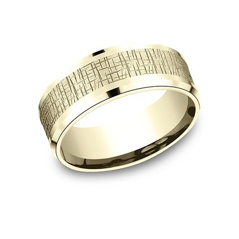 Drop Bevel Shattered Glass Band