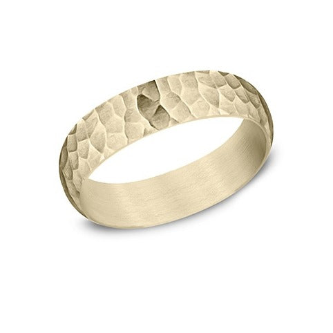 Regular Dome Hammered Band