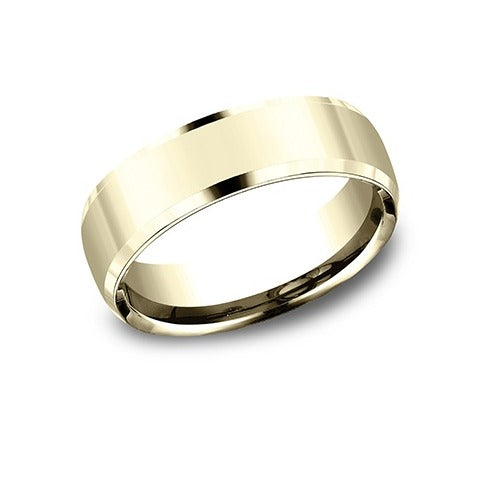 Inverted Bevel High Polish Band