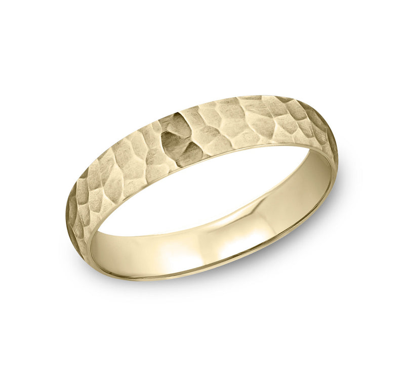 Classic Dome Hammered Band