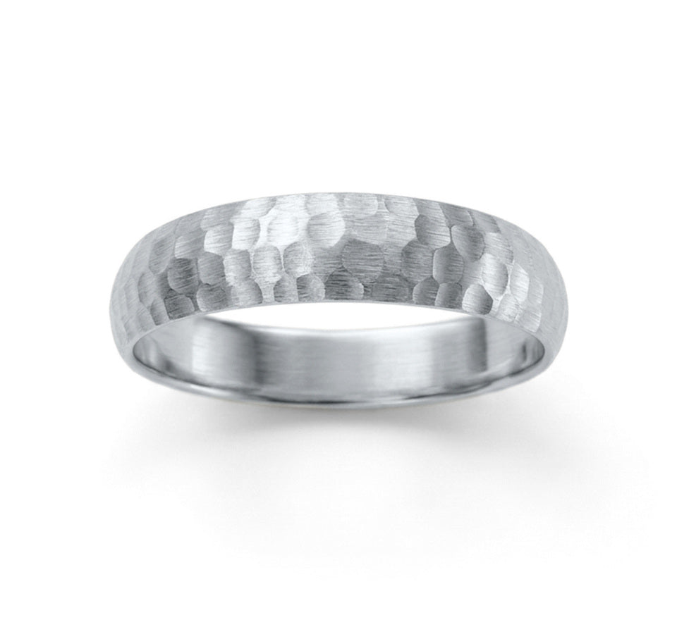 Classic Dome Hammered Band