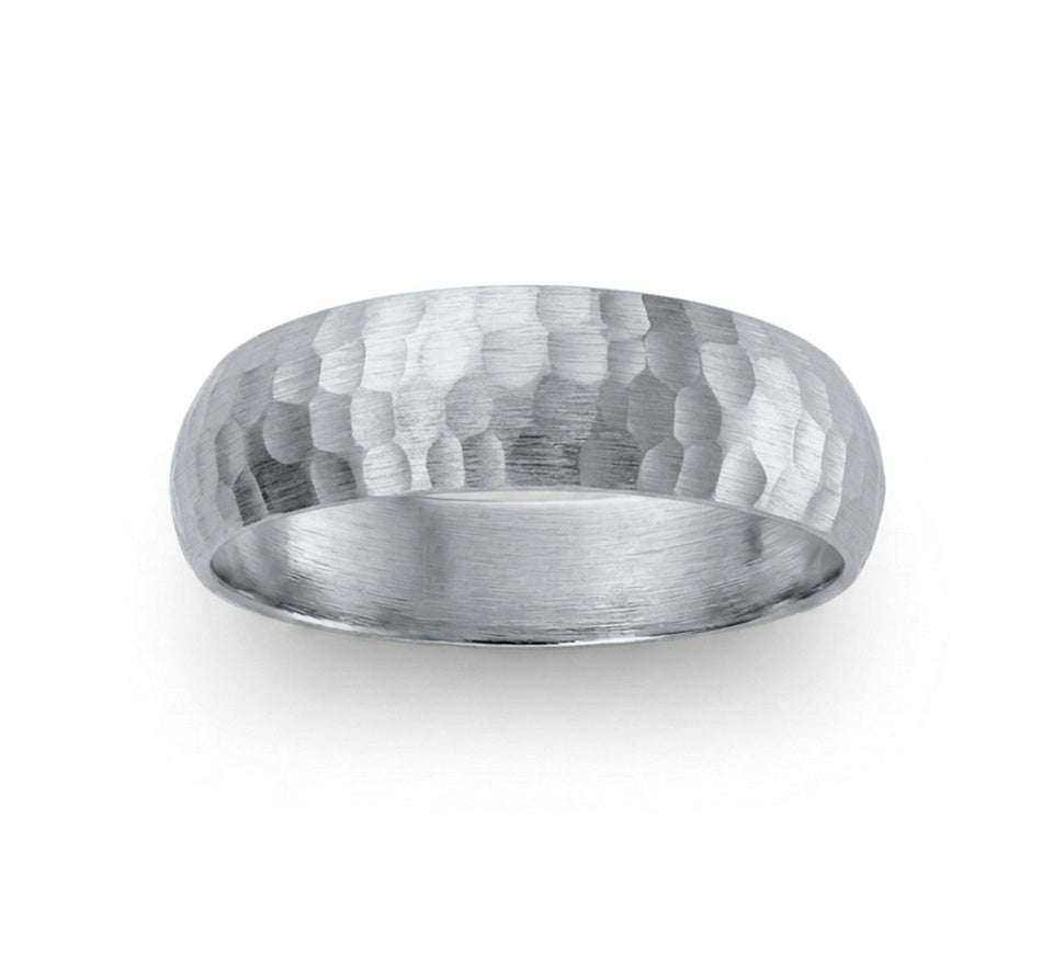 Classic Dome Hammered Band