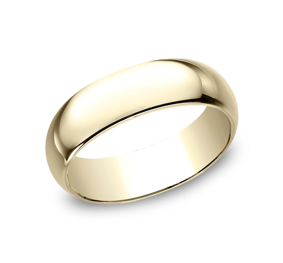 Traditional Oval Plain Band