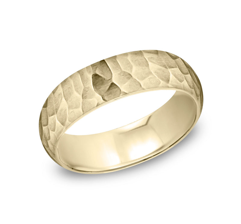 Classic Dome Hammered Band