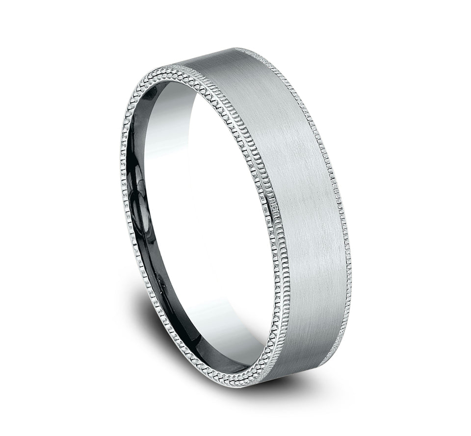 Edge Rivets Milgrain Satin Band