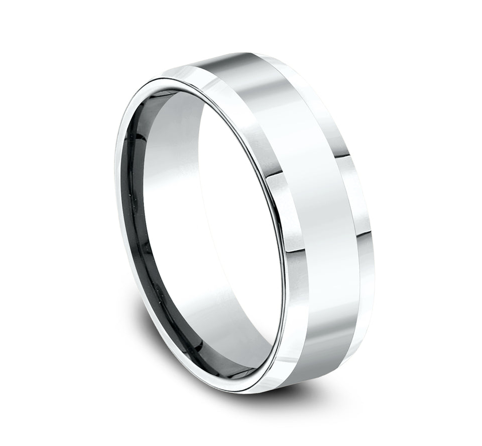 Beveled Edge All High Polish Band