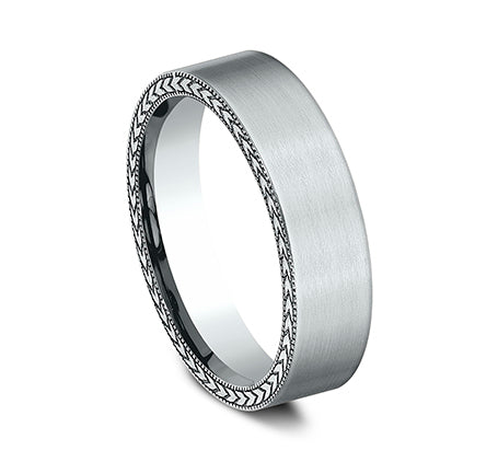 Wheat Milgrain Edge Satin Band