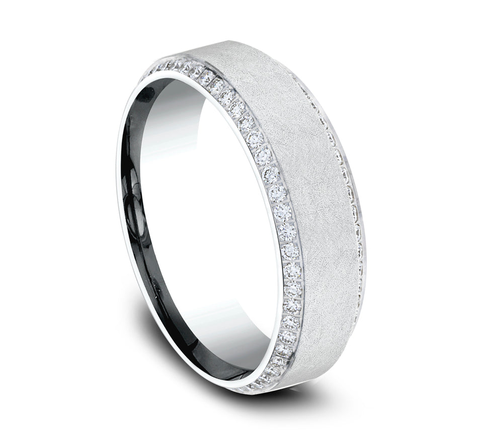 Swirl Double Eternity Diamond Band
