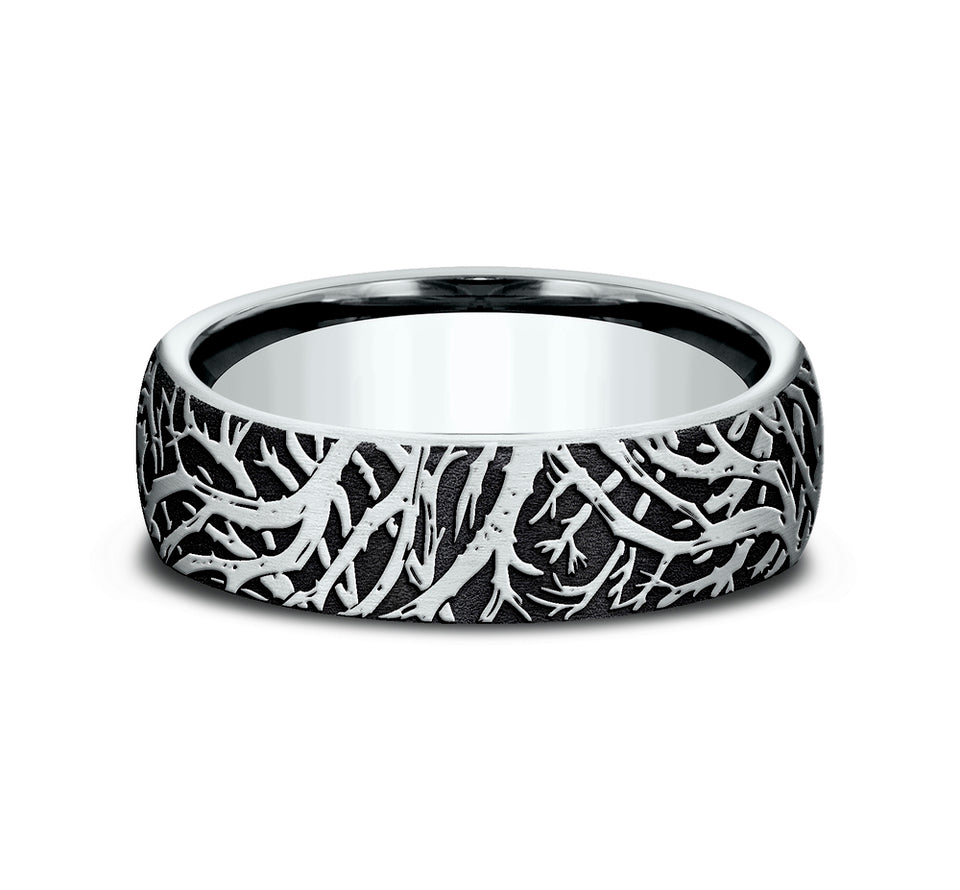 Black Plated Enchanted Forest Band
