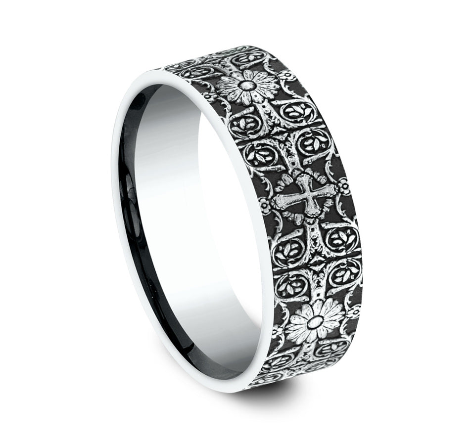 Flat Cross Tiles Band