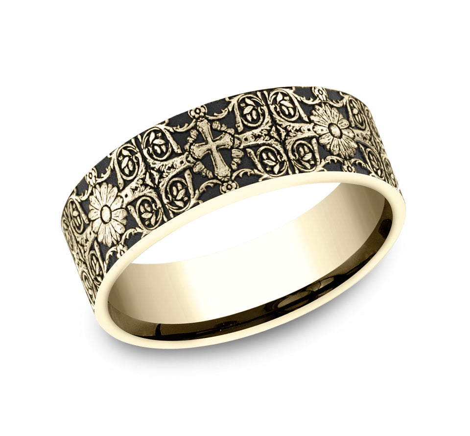 Flat Cross Tiles Band