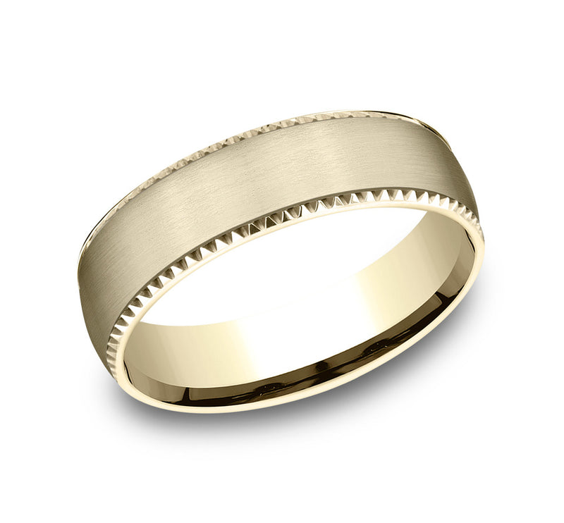 Gear Edge Band with Satin Center