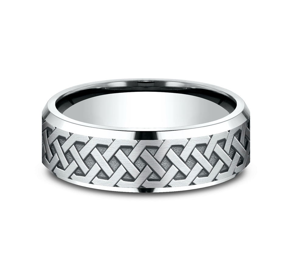 Bevel Celtic Love Knot Band