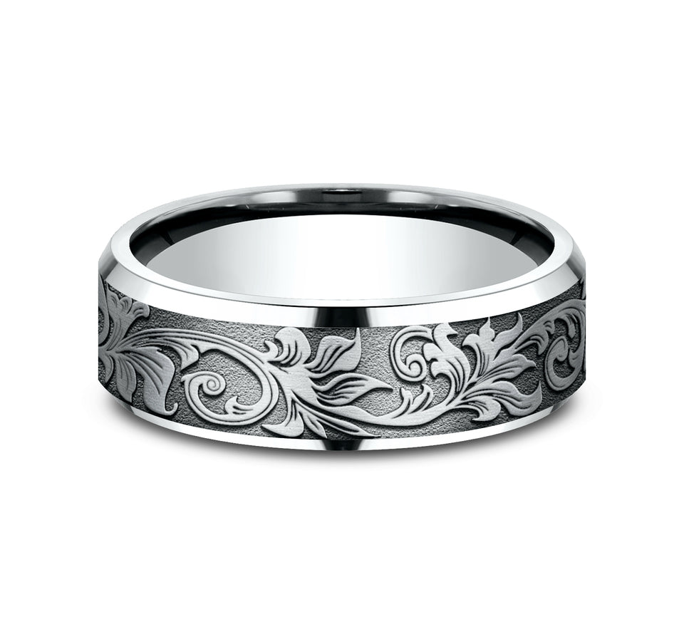 Bevel Vintage Script Band