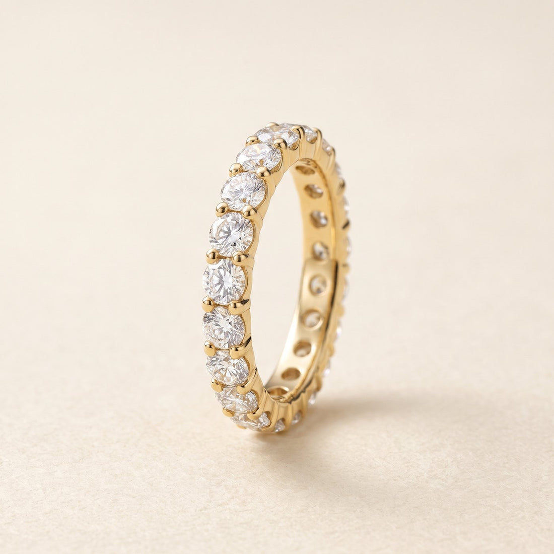 Round Lab Grown Diamond Eternity Band