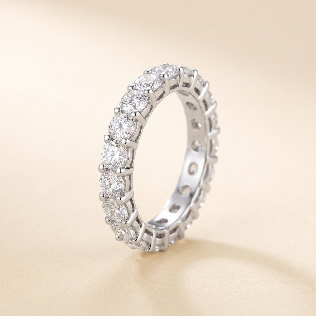 Round Lab Grown Diamond Eternity Band