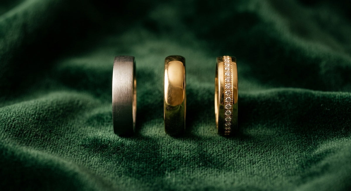 Choosing a wedding band that sits flat