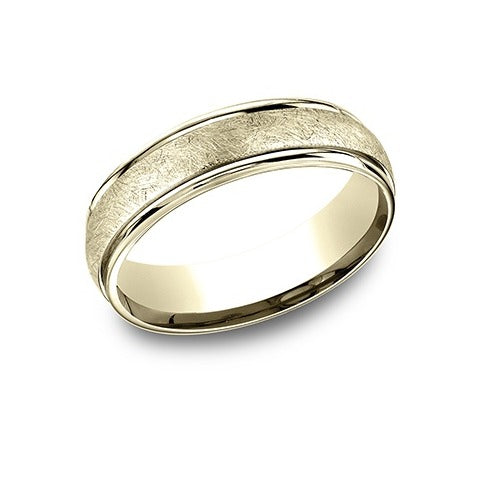 High Polish Edge Band with Swirl Center