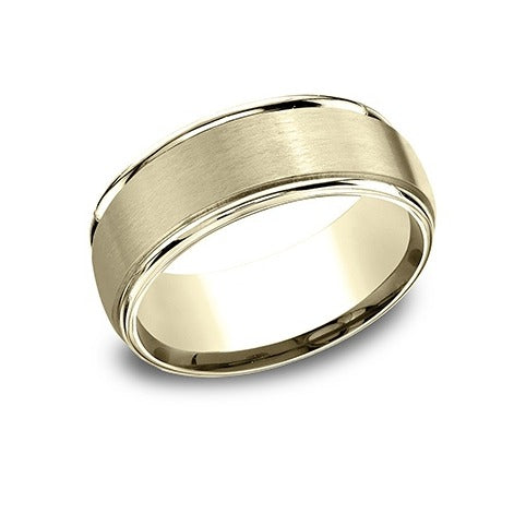 High Polish Edge Band with Satin Center