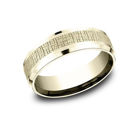 Drop Bevel Shattered Glass Band