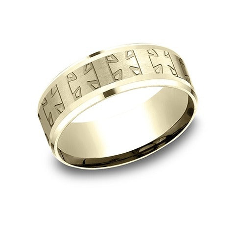 Drop Bevel Celtic Cross Band