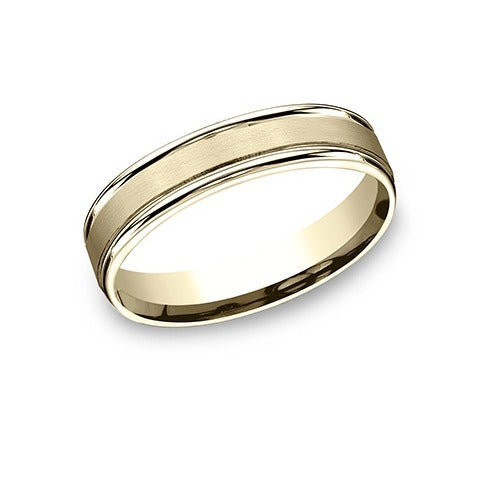 High Polish Edge Band with Satin Flat Center