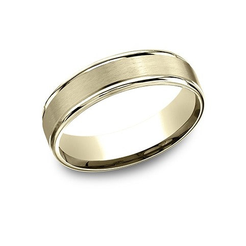 High Polish Edge Band with Satin Flat Center