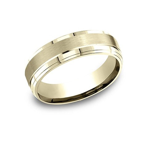 Bright Edges Band with Satin Center