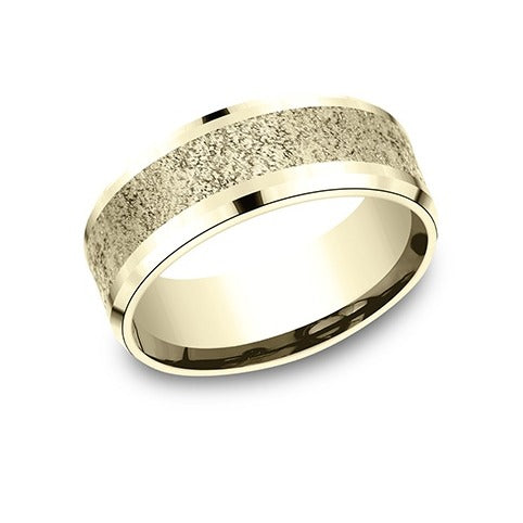 Drop Bevel Band with Concrete Center