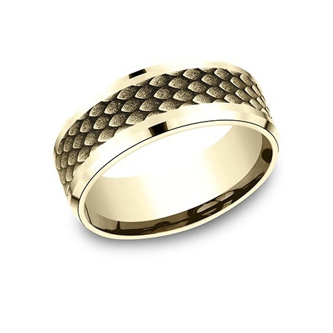 Drop Bevel Dragon Scale Band