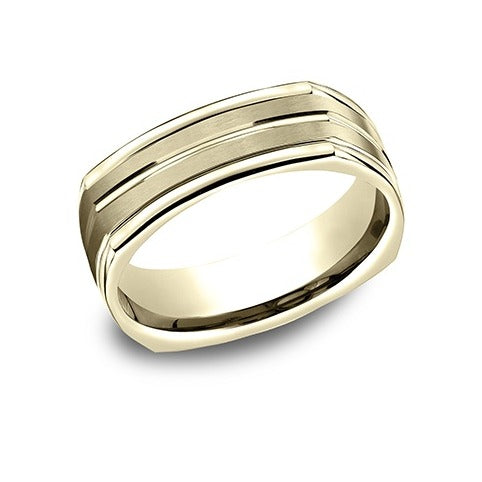 4 Sided Satin Band with Center Cut