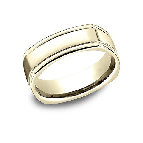4 Sided High Polish Band