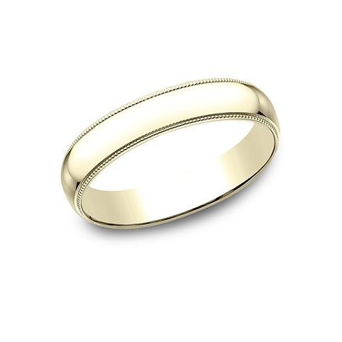 Light Oval Milgrain Band