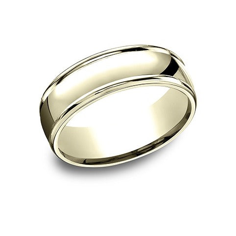 Round Edges High Polish Band