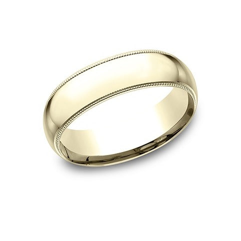 Super Light Comfort Fit Milgrain Band