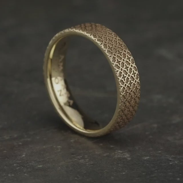 Flat Ottoman Fleur De Lis Band, video