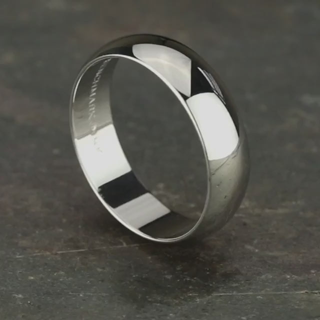 Traditional Oval Plain Band, video