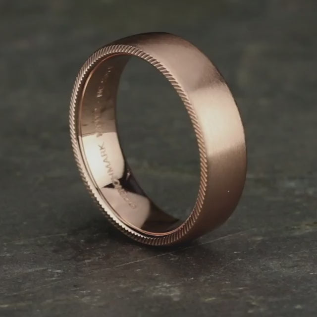 Cross Edge Cut Band with Satin Center, video