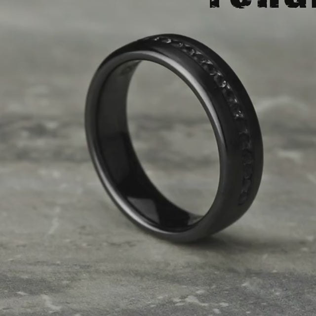 Satin Channel Black Diamond Band, video