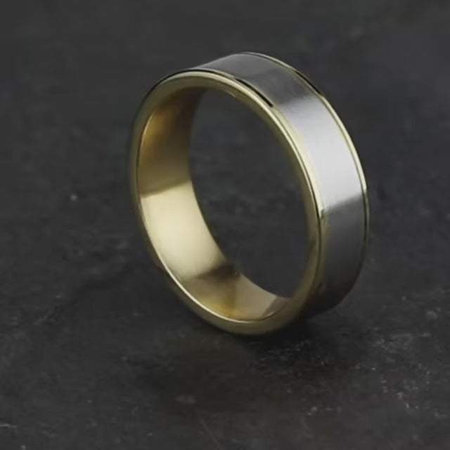 Thin Edge Band with Satin Center, video