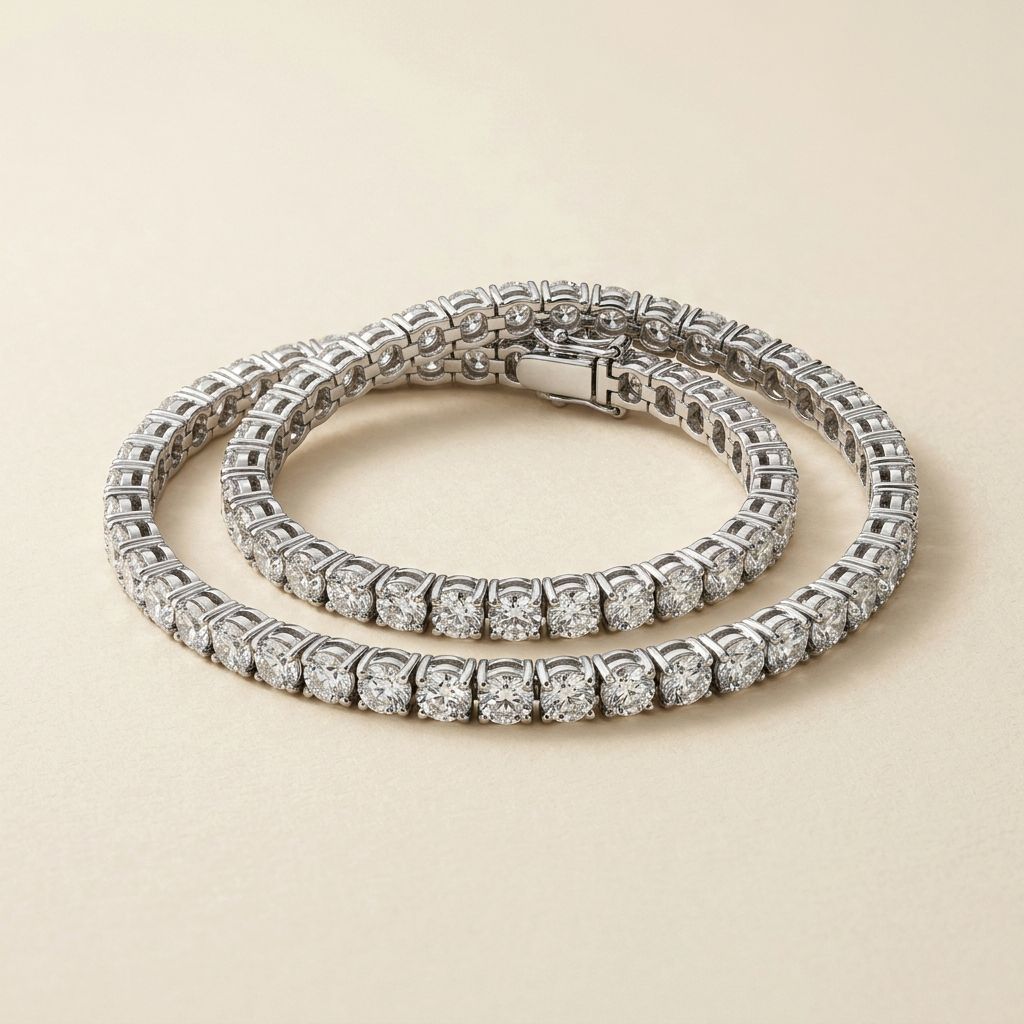 Platinum Tennis Bracelet