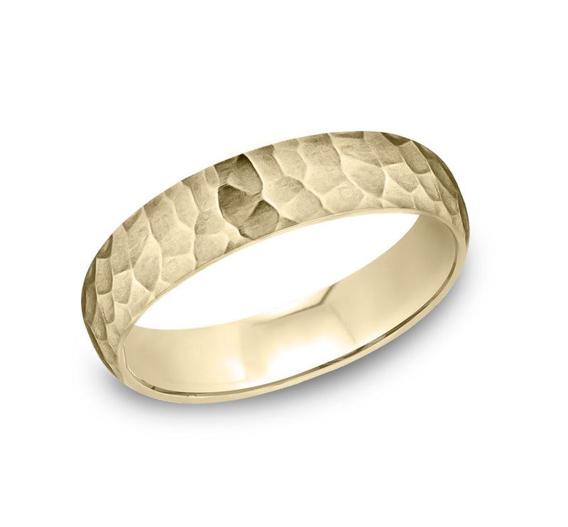 Classic Dome Hammered Band