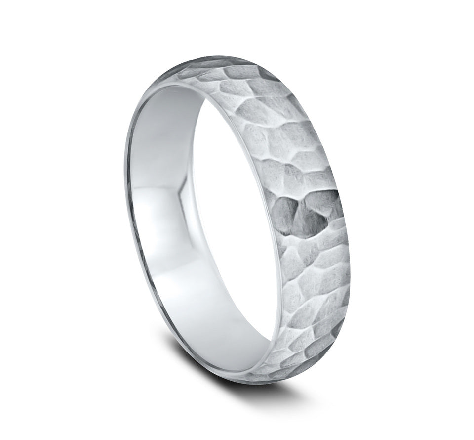 Classic Dome Hammered Band
