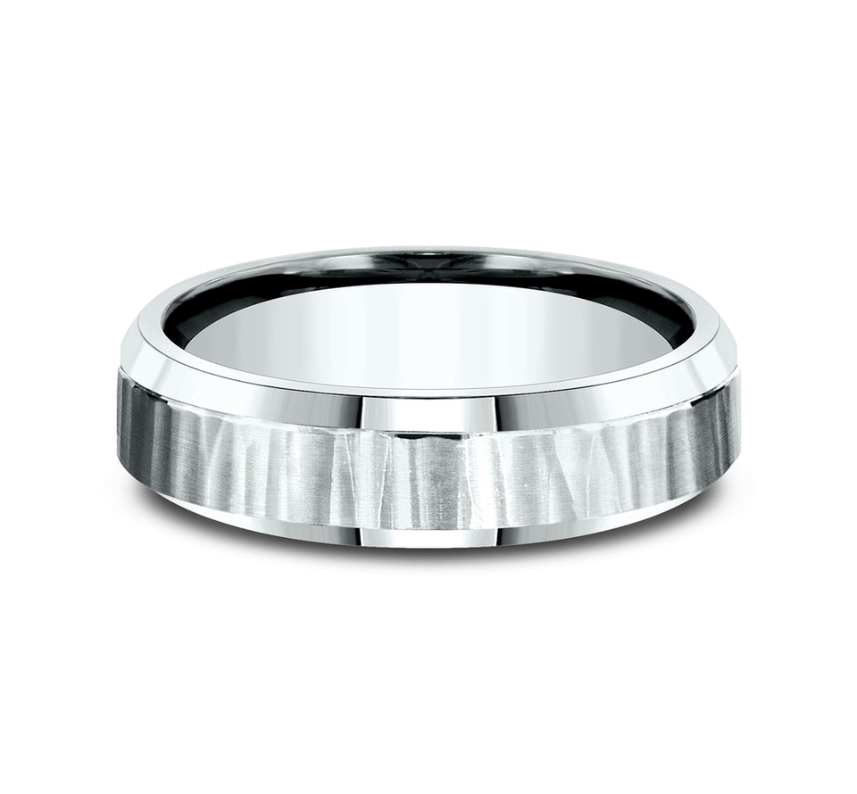 Beveled Edge Vertical Hammered Light Band