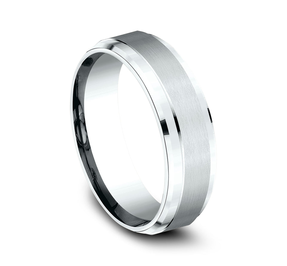 Bright Edges Band with Satin Center