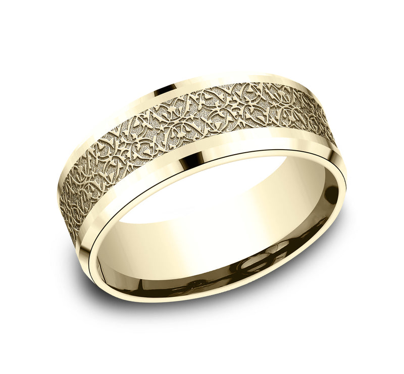 Drop Bevel Band with Ottoman Tile Center